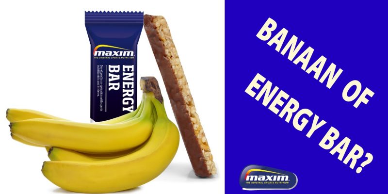 Wat werkt beter als sportvoeding: een banaan of een Energy Bar?
