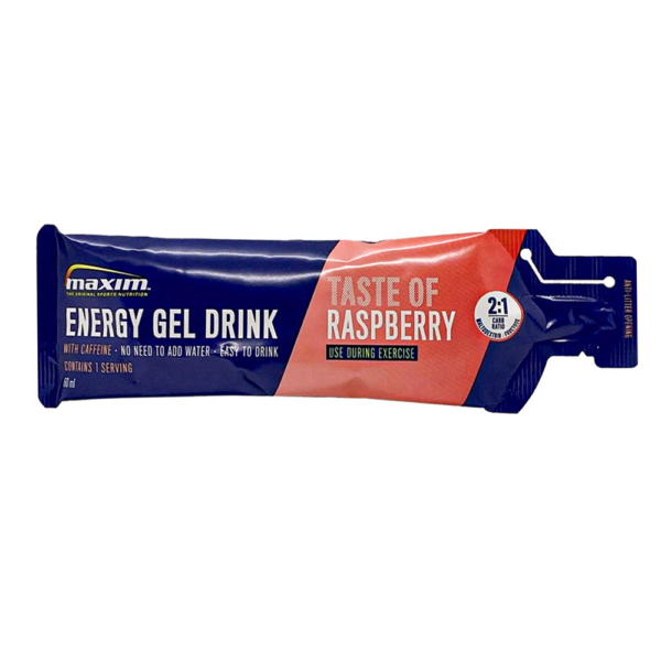 Maxim Energy Gel Drink Raspberry with caffeine60ml