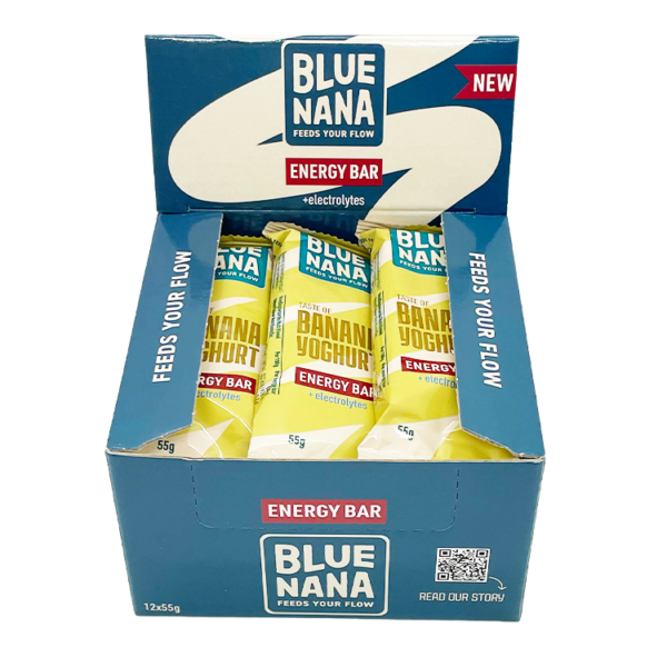 Blue Nana Energy bars - Banana Yoghurt - 12 x 55g