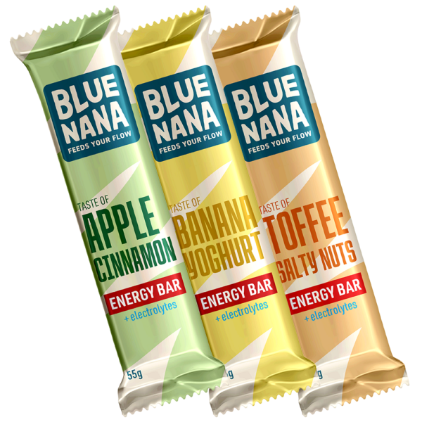 Blue Nana Energy Bars testpakket 3 smaken