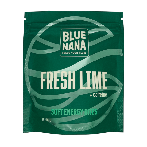 Blue Nana Energy Gel Bites Fresh Lime 15x10g